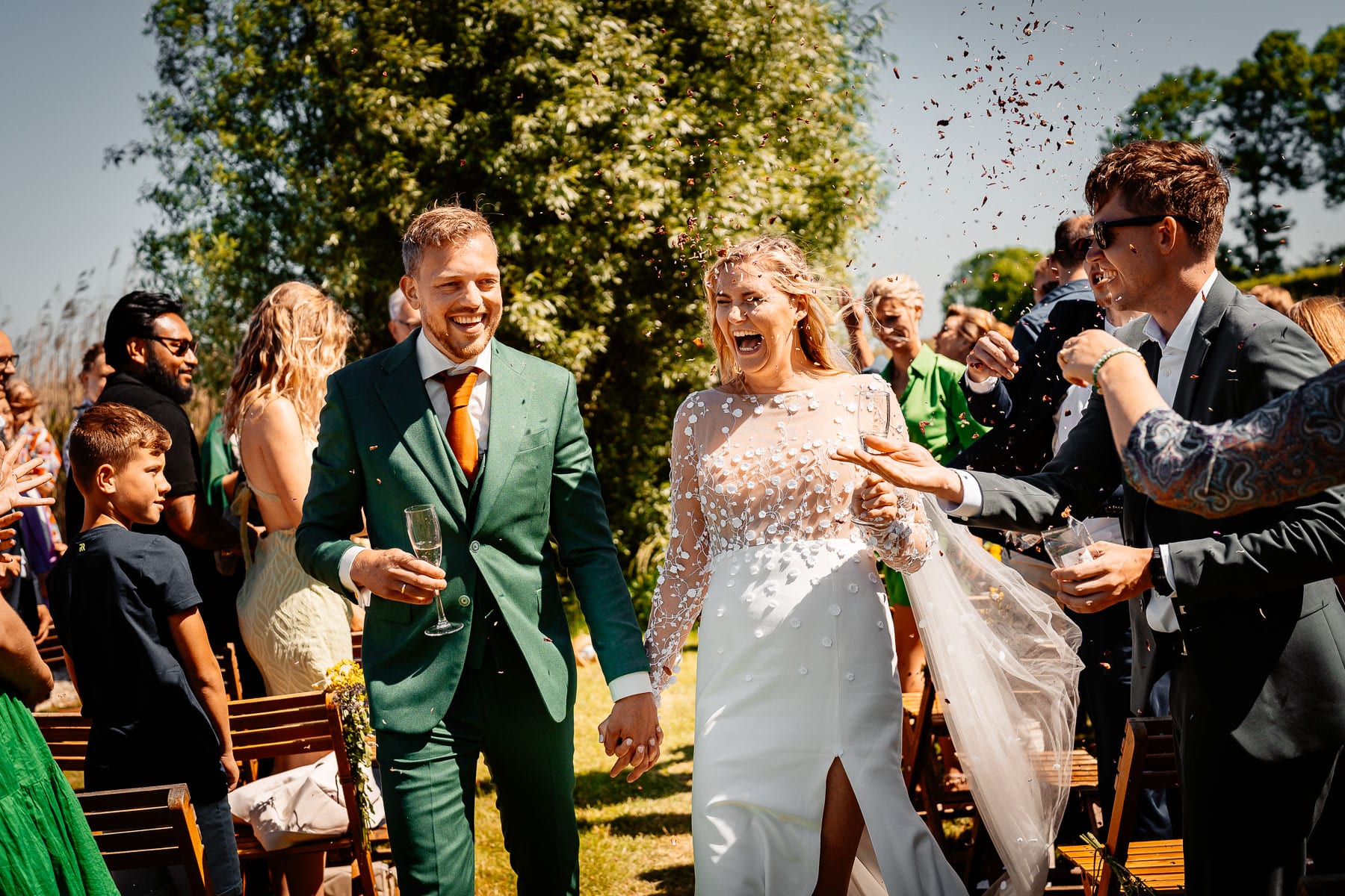 camping de rousant trouwen bruiloft druivenkas 027